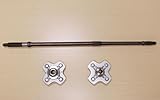 New 1998-2004 Honda TRX 450 TRX450 Foreman ATV OE Rear Axle & Hubs