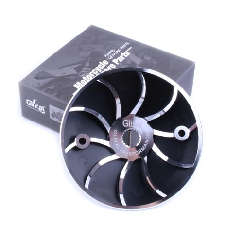 Image of Glixal Lightweight Racing Drive Face Fan for GY6 125cc 150cc 180cc 200cc 152QMI 157QMJ Engine Based Scooter Moped ATV Go-Kart Quads (Black)