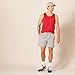 Amazon Essentials Slim-Fit Men's Tank, Red, Small - Casual Wear
