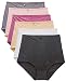 Barbra's 6 Pack Women's Light Control Full Coverage Lace Briefs Panties(3XL)