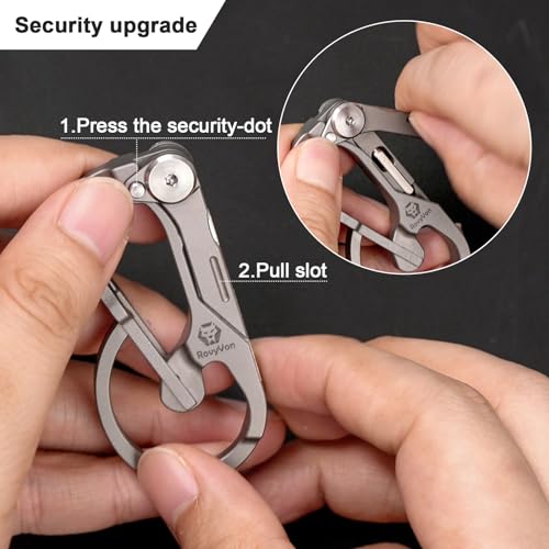 RovyVon U4 Pro+ Titanium Carabiner