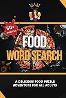 Food Word Search: Mindfulness Puzzles for Adults B0F5VW1FVB Book Cover