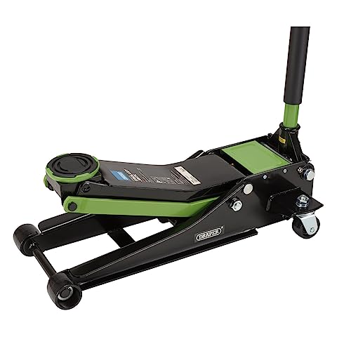 Draper 28485 Trolley Jack, 3 Tonne, Green, One Size
