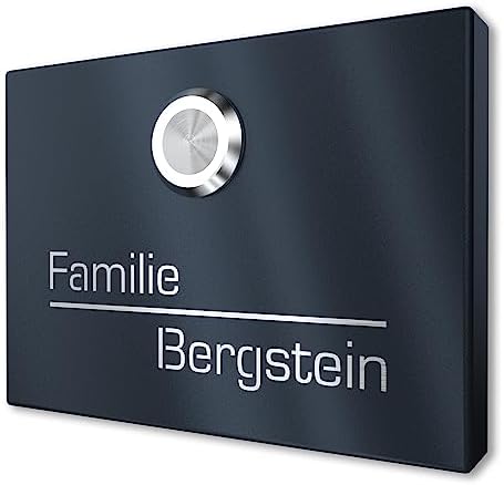 Anthrazite Klingelplatte Mit LED – Edelstahl, 6-1 Produktbild-Vorschau 6