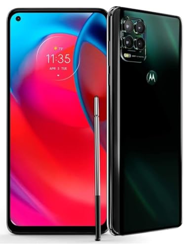 Motorola Moto G Stylus 5G | 2021 | 2-Day Battery | Boost Mobile | Made for US 4/128GB | 48MP Camera | Cosmic Emerald (Renewed)