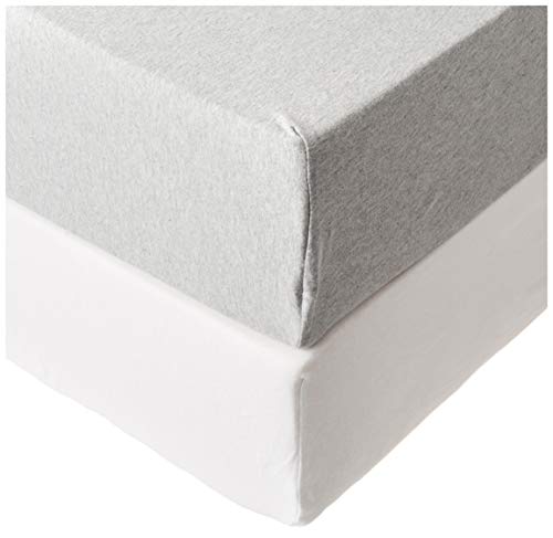 Image of HonestBaby Baby 2-Pack Organic Cotton Fitted Crib Sheets