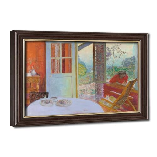 Impression sur toile Pierre Bonnard cadre à suspendre décoration murale chat