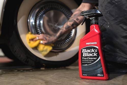 Mothers 09324 Back-to-Black Tire Cleaner, 24 fl. oz. - Thumbnail 3