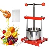 Salute ed ecologico: lo spremiagrumi manuale artigianale riduce al minimo l'ossidazione per preservare i nutrienti in modo più efficace rispetto ai modelli elettrici. La spaziosa ciotola interna da 5,3 l mantiene gli ingredienti sicuri e nutrienti per varie applicazioni.