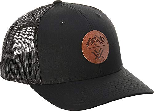 Vortex Optics Three Peaks Patch Snap Back Cap - Black Leather Patch #TOP1