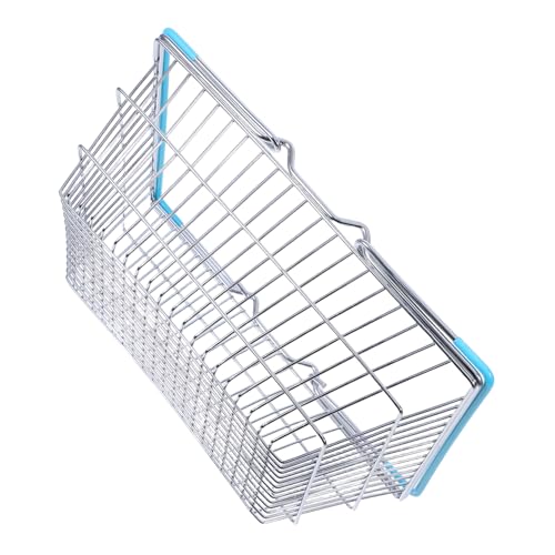 GARIOUANS Mini Cesta De Compra De Hierro Cesta De Almacenamiento Con Asa Para Casa Para Muñecas Para Muebles Pequeños
