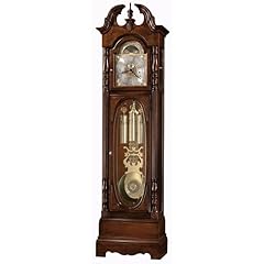 Howard Miller Solomon Floor Clock II, 86 . 25 in Analog Display, Swan Neck Pediment Adjustable item