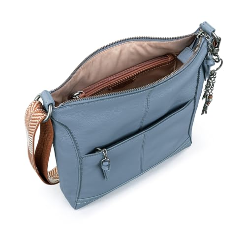 Image of The Sak Lucia Leather Crossbody Purse - Premium Leather Women's Handbag for Everyday & Travel - Cross Body Bag With Zipper