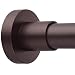 BRIOFOX Tension Curtain Rod 43-73 Inches, Rust-Resistance Shower Curtain Rod for Windows or Doorways, Bronze