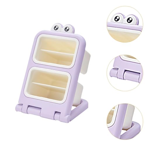 Support de papeterie incliné violet pour organiser le bureau ado - 2