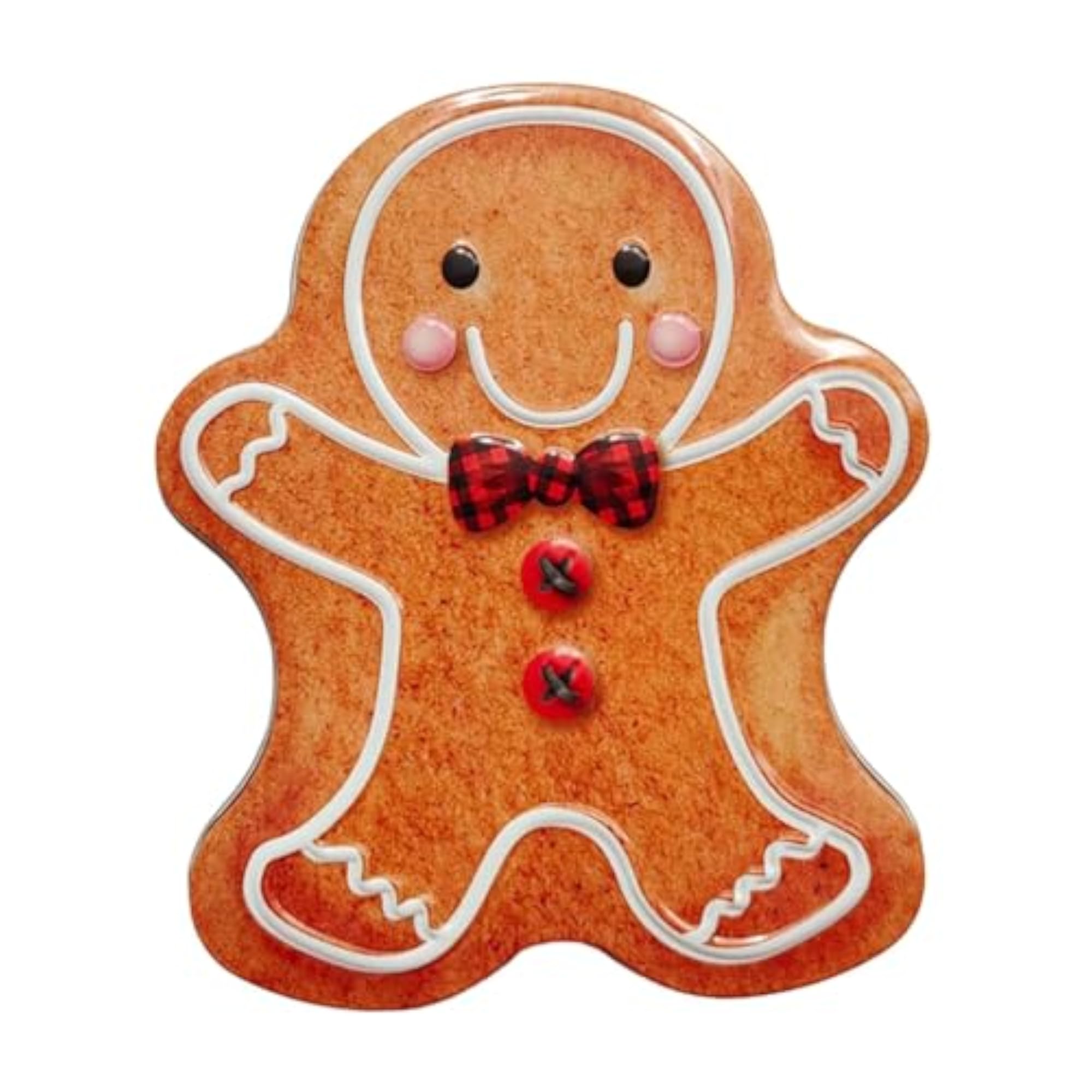 Xmas Candy Box Ornament Chocolate Iron Cookie Sweets Jar