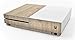 Produktbild atFoliX Skin kompatibel mit Microsoft Xbox One S, Designfolie Sticker (FX-Wood-Bleached-Oak), Holz-Struktur / Holz-Folie