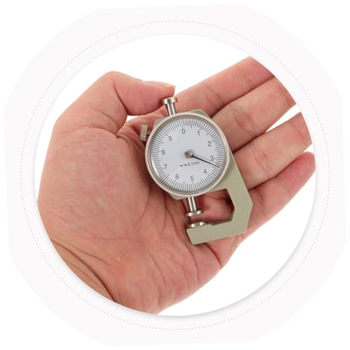 Calibrador de espesores para cuero Veemoon DIY, herramienta de medición de precisión ajustable con dial para resultados exactos miniatura 7