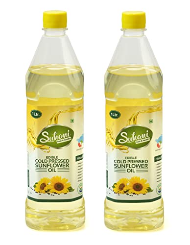 Image of Eywa Seeds & Exports Pvt Ltd Organic Sunflower Oil (2 Liter) Cold Pressed /Wood Pressed Oil|Surajmukhi /Sunflower Kachi Ghani Ka Tel By (Suhani) Eywa