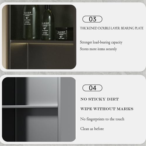 Étagère de douche en acier inoxydable brossé chic Sto Solut - 7