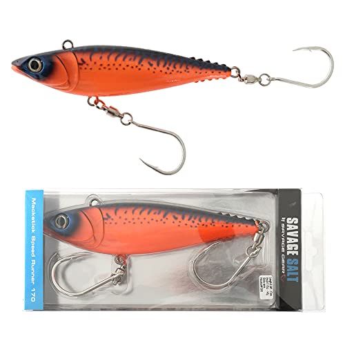 Leurre Mackstick Deep Diver Savage Gear 6" dos noir argenté 1 7/8 oz