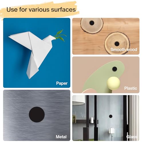 Round Flexible Magnets with Adhesive Backing, 100pcs 0.8\"x0.08\" Magnetic Dots for Office Supplies, Whiteboard, Crafts, Fridge, & School Projects Teacher Must Have - Teacher Supplies