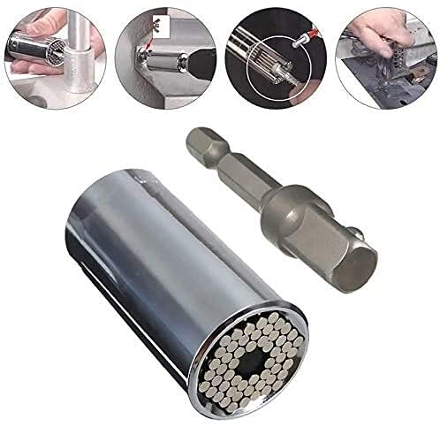 Grip Ratchet Socket Universal 7-19MM auto-ajustable pour vis et écrous