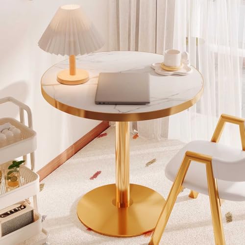 Table ronde 2 à 4 personnes avec pied central pour gagner de l'espace