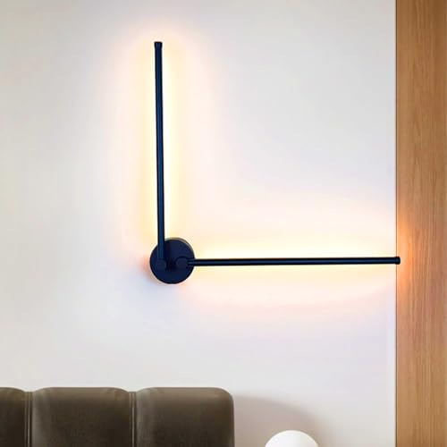 Aplique de pared LED de 100cm moderno con luz cálida de aluminio