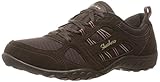 Skechers Sport Women's Breathe Easy Good Luck Fashion Sneaker,Chocolate Suede/Mesh/Rose/Taupe Trim,7.5 M US