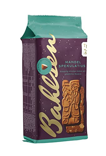 Bahlsen Mandel-Spekulatius, 200 g, weihnachtliches Gebäck mit Mandeln und traditionellen Motiven (1 x 200 g)