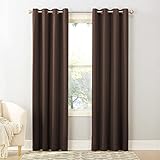 Sun Zero Barrow Energy Efficient Grommet Curtain Panel, 54