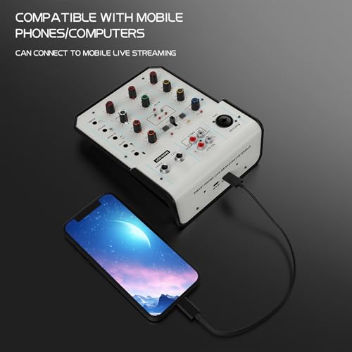 Mélangeur audio compact pour alimenter un micro de studio XLR et éliminer les bruits de fond - 5