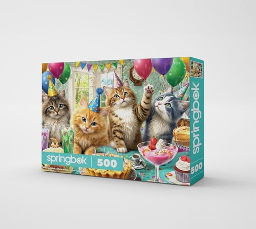Rompecabezas Tema Fiesta de Gatos 3+ Anos miniatura 2