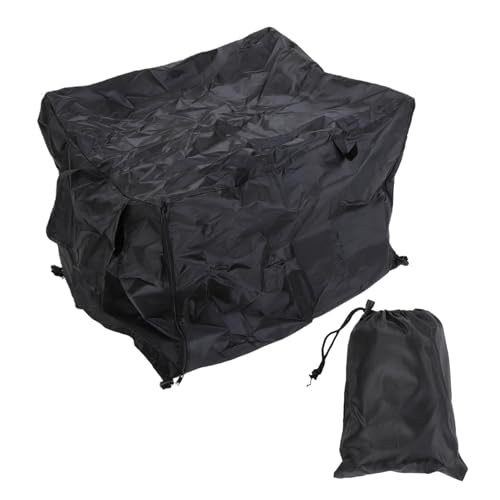 Haofy Housse de Niche pour Chien 210D Oxford Imperméable, Pare-Soleil pour Extérieur, Jardin, Cour, Voyage, Protection de la Vie Privée avec Porte Enroulable, Conception Sécurisée et (Black)