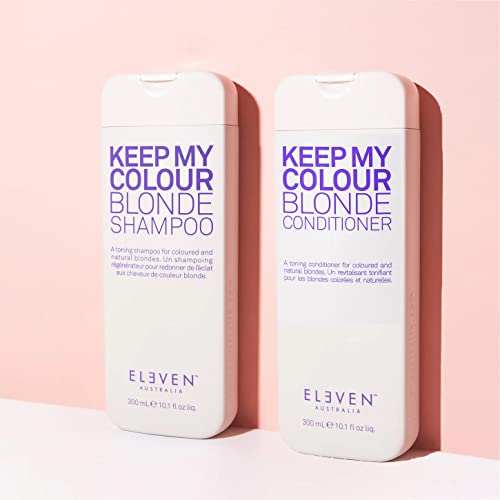 ELEVEN AUSTRALIA Keep My Color Blonde Shampoo & Conditioner Bundle 10.1 Fl Oz each miniatura 2