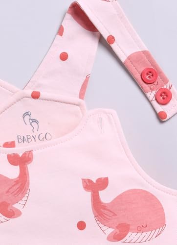 Image of BABY GO 100% Cotton Full Sleeves Dungaree /Overall for Baby Boys and Girls