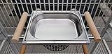  Vogel Badewanne Vogelbadehaus Vogelbadewanne Papageien Badehaus Vögel Papageien Vogelkäfig mit Sitzstangen