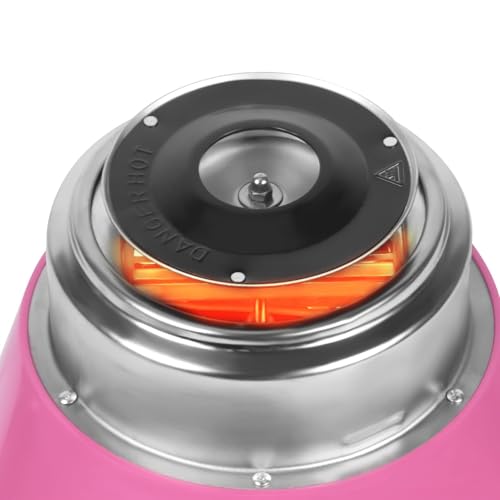 Youyijia Candy Floss Machine Professional Automatic Candy Floss Maker Machine Round Cotton Sugar Machine (Pink) - Image 8