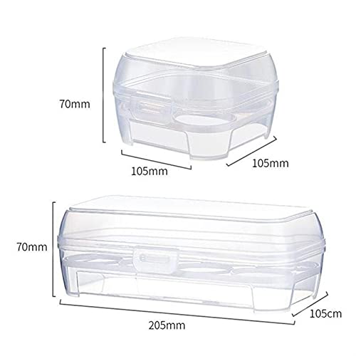 TUKRPQMRI Boîte de Rangement d'œufs de Maquillage, étui d'éponge Bouffante de cosmétiques, étui de beauté for Femmes, Accessoires de, Outils de Maquillage, conteneur organisateur/490(B) – vue 9