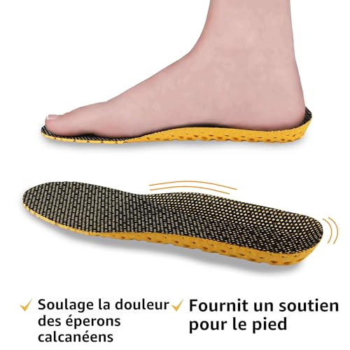 SULPO 3 paires de semelles pour pieds frais - Amortissement supplémentaire - Semelles anti-odeurs pour la marche, le trekking, la course – vue 5