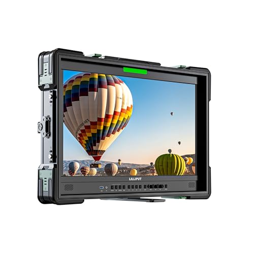 Image of LILLIPUT UQ23 23.8 Inch 4K HDR 1200nits 8K HDMI 2.1&12G-SDI Input /Output, Quad-View, 3D-LUT, HDR, Waveform, Prof Studio & Field Monitor (UQ23-VBP with V Mount Plate)