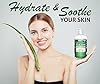 475ml (16oz) ORGANIC Aloe Vera, Vegan + Soothing Moisturizer, 99% PURE, Cold Pressed, Made in Canada