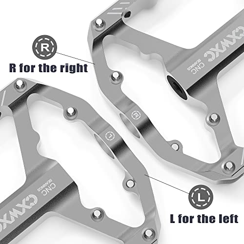 Cxwxc Mountain Bike Pedals - 9/16" Bicycle Pedals Platform - 3 Sealed Bearing Mtb Pedals, Lightweight Plat Pedals For Road Mountain Bmx Mtb Bike #TOP4