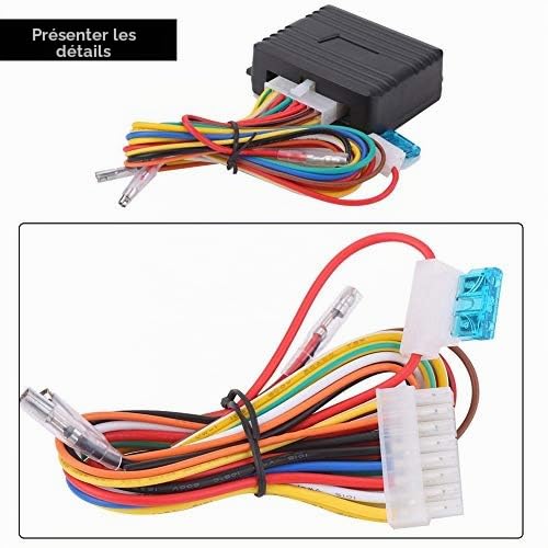 Module Universel de Fermeture Automatique des Vitres Électriques 12V pour Voitures 4 Portes Plastique