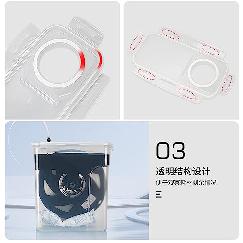 Caja deshidratadora para filamentos 3D PLA TPU ABS - Fernando Cortés