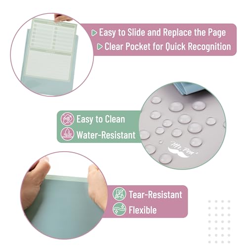 image for Mr. Pen- Plastic Folders with Pockets and Prongs, 20 Pack, Letter Size