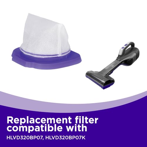 Image of BLACK+DECKER dustbuster reveal Handheld Pet Vacuum Filter Replacement, 4 Pack, Compatible with HLVD320BP07, HLVD320BP07K (HLVDF10P)