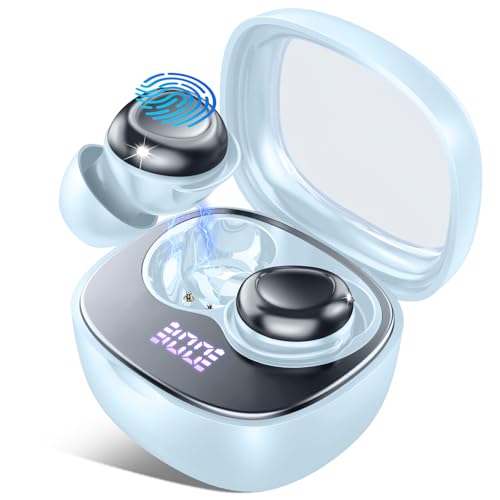 Doubc Schlafkopfhörer Bluetooth 5.4 Kopfhörer, 2025 Neue in Ear Mini Kopfhörer Kabellos mit 35 Stunden Akkulaufzeit, Weiche Ohrhörer Schlafen Sleepbuds, Sanfter Klang Bequem...