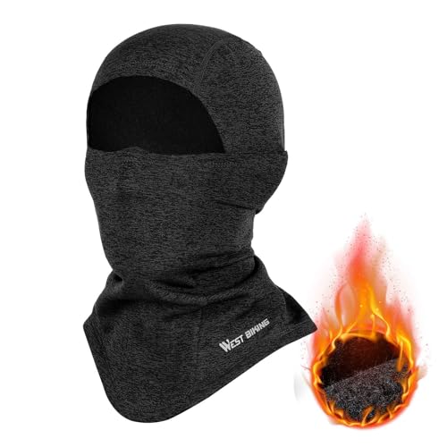 CYCLESPEED Sturmhaube Skimaske Herren Damen Winddichte Atmungsaktiv Warme Gesichtsmaske Sturmmaske Balaclava Winter Maske, Fahrrad Motorrad Thermo Fleece Gesichtshaube